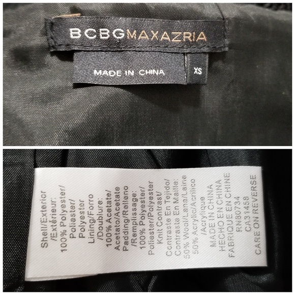 BCBGMAXAZRIA Puffer & Wool Jacket - Picture 7 of 7